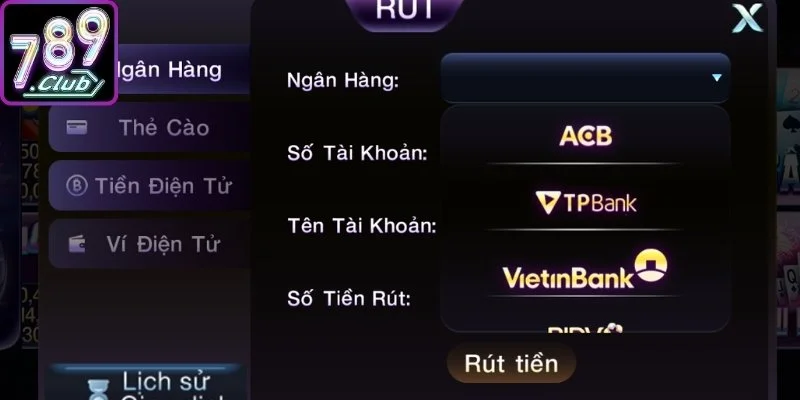Điều kiện cần thiết để người tham gia rút tiền 789Club