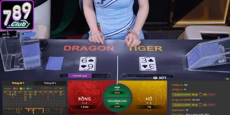 Khám phá các cửa cược Rồng hổ 789Club siêu hấp dẫn