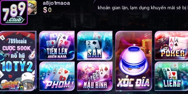 Lý do nên chọn tham gia vào sảnh Game bài 789Club