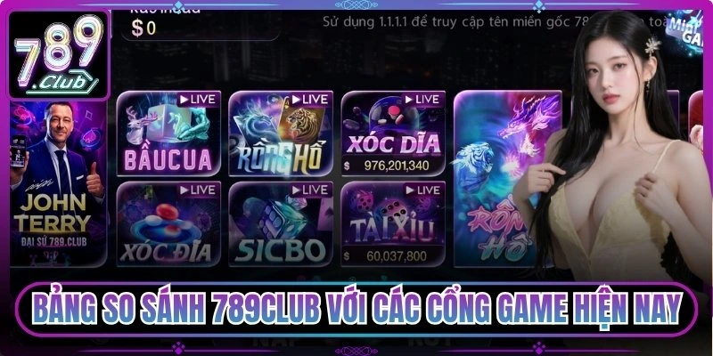 So sánh 789club với các cổng game hiện nay
