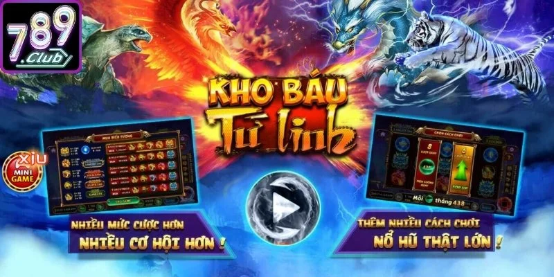 Sức hút độc đáo của tựa game Kho Báu Tứ Linh 789Club